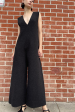 Double Knit Miter Jumpsuit in Black (Sold Out) Fashion