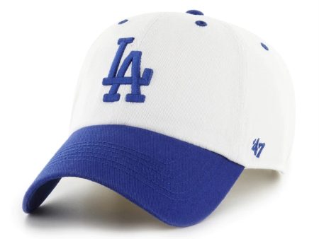 ’47 BRAND Los Angeles Dodgers - Double Header D 47 CLEAN UP WHT RYL【WCDDM12HTS】 Online now