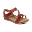 Jillian Quarter Braided Strap - Red Online Sale