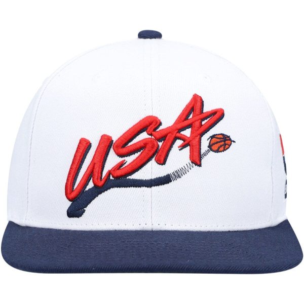 Mitchell＆Ness TEAM USA  96 SNAPBACK CAP WHITE【6HSSDX20070】 Sale