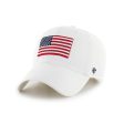 ’47 BRAND USA FLAG HERITAGE FRONT 47 CLEAN UP WHITE 【HRTGF198GWS】 Online