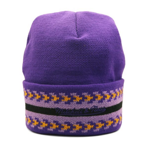 Mitchell＆Ness - LALPURP F NBA GAME ON KNIT HMG LAKERS【HCFK5818】 on Sale