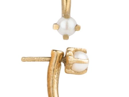 Baby Double Muse Pearl Earrings Online Hot Sale