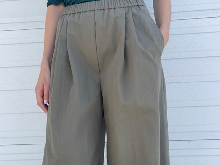 Pisha Pants in Moss Green Sale