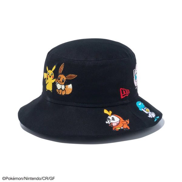 【KIDS】NEW ERA × POKEMON - YOUTH BUCKET01 POKEMON ALLOVER BLK【14124520】 Discount