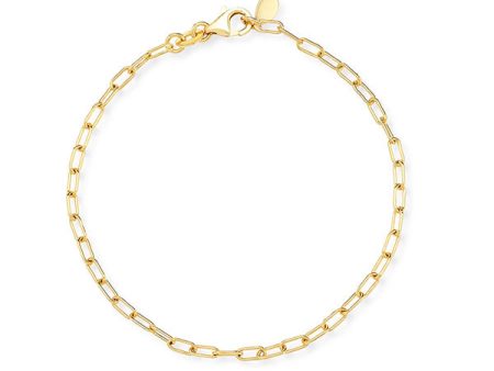 Gold Link Chain Bracelet For Sale