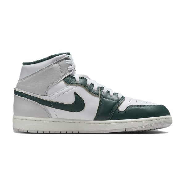 AIR JORDAN 1 MID SE エア ジョーダン 1 WHITE GREEN-NEUTRAL GREY ホワイト オキシダイズドグリーン × セイル-ニュートラルグレー【FQ7720-103】 Online now