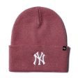 ’47 BRAND Yankees Haymaker  47 Cuff Knit Mauve【HYMKR17ACE】 Online Sale