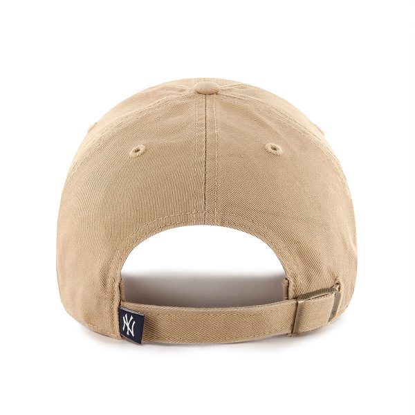 ’47 BRAND Yankees ’47 CLEAN UP khaki White logo【RGW17GWS】 Hot on Sale