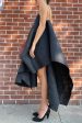 Black Tiered Architectural Dress Supply