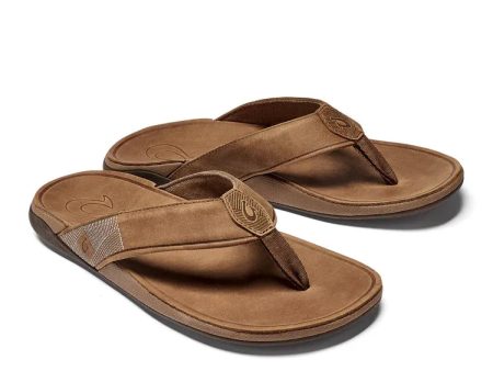 Tuahine Men s Leather Beach Sandals - Toffee Fashion