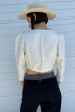 Palace Blouse in Cream For Sale