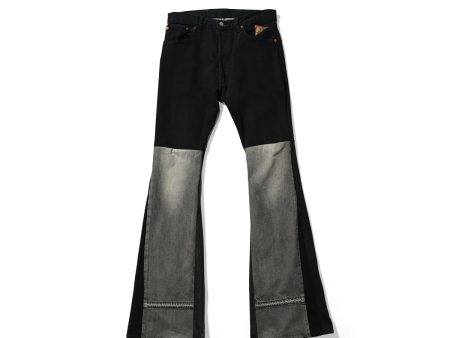 APACHE アパッチ RE BORN JINS (FLARE) BLACK リボーン ジーンズ (フレア) ブラック【AP_PNTJ0924_005】W30相当 Fashion