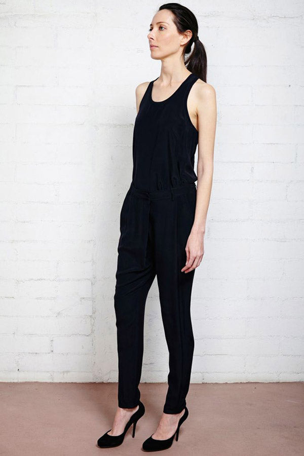 Black Pelag Silk Pleated Trousers (Sold Out) Online Sale