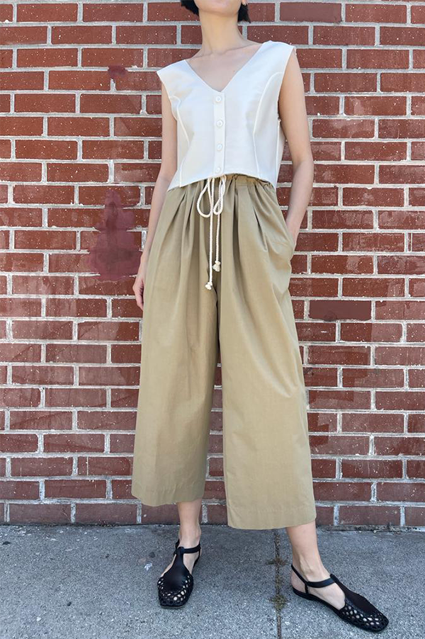 Drawstring Pant in Khaki (Sold Out) Sale