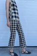 Kick Gingham Pant In Navy Light Khaki (Sold Out) on Sale