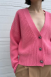 Crystal Buttons Cardigan in Candy Pink (Sold Out) Online Hot Sale