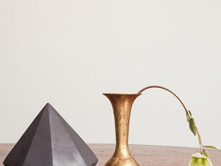 Mid Century Vintage Brass Vase 8 Online Hot Sale