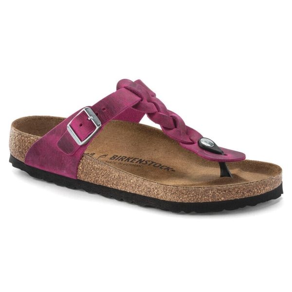 Gizeh Regular Oiled Leather - Festival Fuchsia Online Hot Sale