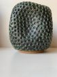 Small Carved Green Ceramic Vase Sale