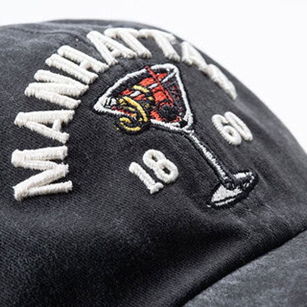 AMERICAN NEEDLE BLK BALLPARK CAP - COCKTAIL MANHATTAN 【44740AMANHAT】 Online