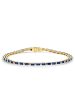 Blue Sapphire Baguette Tennis Bracelet Supply