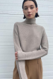 Kolkati Turtleneck Sweater in Stone (Sold Out) Discount