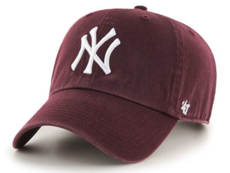 ’47 BRAND YANKEES 47 CLEAN UP DARK MAROON 【RGW17GWS】 Online now