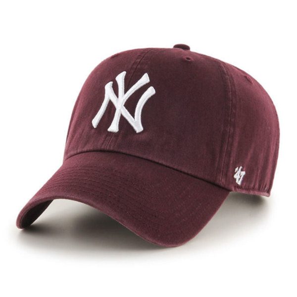 ’47 BRAND YANKEES 47 CLEAN UP DARK MAROON 【RGW17GWS】 Online now