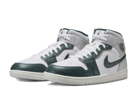 AIR JORDAN 1 MID SE エア ジョーダン 1 WHITE GREEN-NEUTRAL GREY ホワイト オキシダイズドグリーン × セイル-ニュートラルグレー【FQ7720-103】 Online now