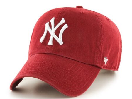 ’47 BRAND New York Yankees - 47 CLEAN UP Red【RGW17GWS】 For Sale