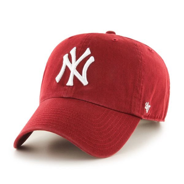 ’47 BRAND New York Yankees - 47 CLEAN UP Red【RGW17GWS】 For Sale