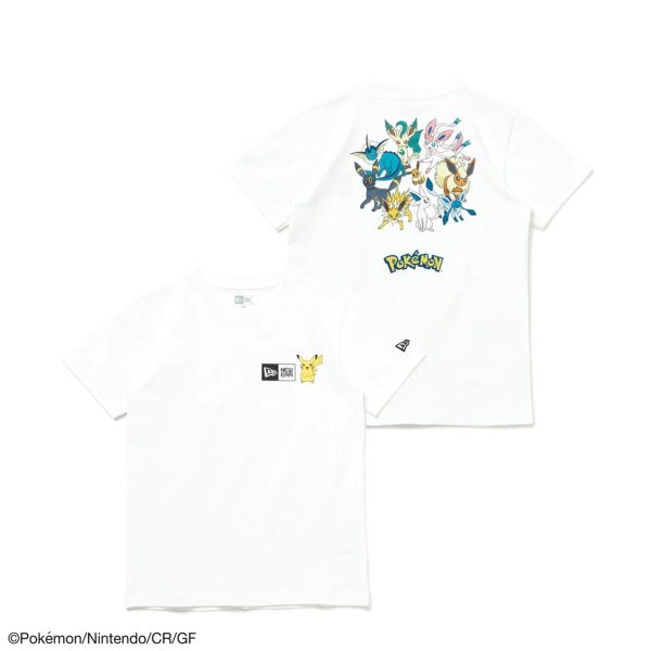 【Kids】NEW ERA × POKEMON - SS CT TEE PKMN PIK EEVFRI WHI【14124541】 For Discount