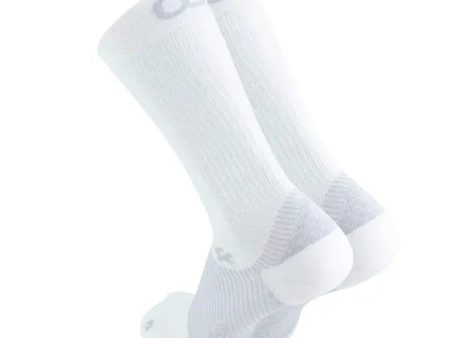 Plantar Fasciitis Socks Crew - White For Sale