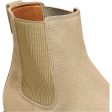 Highwood Slip On Sued Leather Boots - Taupe For Cheap