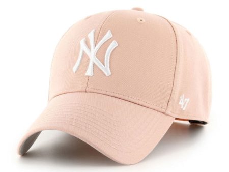 ’47 BRAND New York Yankees - Raised Basic 47 MVP Dusty Mauve【RAC17CTP】 Online now