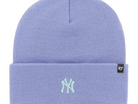 ’47 BRAND YANKEES BASE RUNNER 47 CUFF KNIT LAVENDER TIFFANY 【BRNCK17ACE】 Hot on Sale