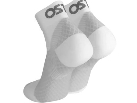 Plantar Fasciitis Socks 1 4 Crew - White Online now