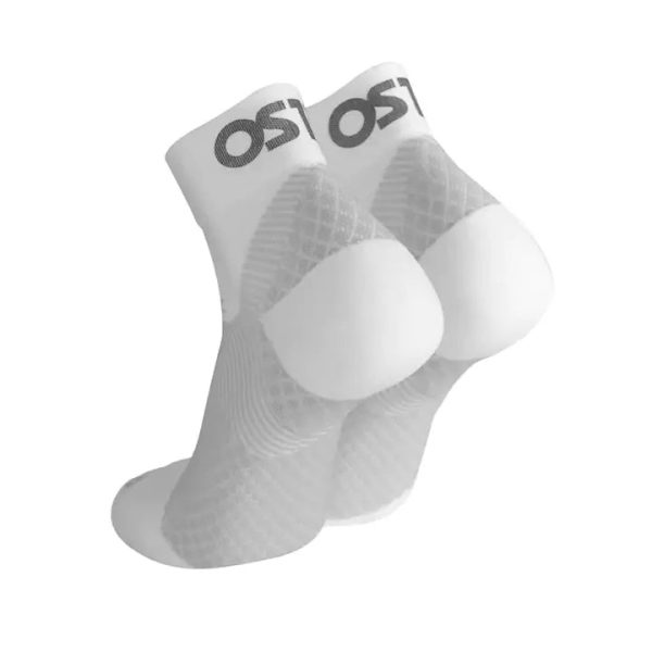 Plantar Fasciitis Socks 1 4 Crew - White Online now