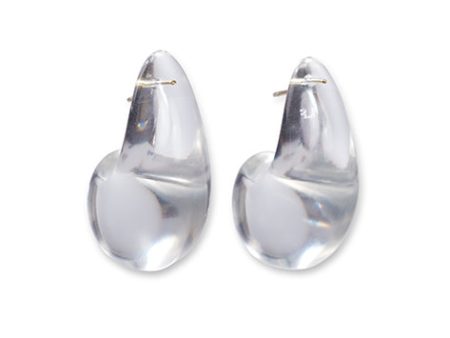 ARP Earrings In Clear (Sold Out) on Sale