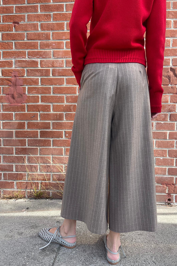 High Waist Pants in Stripe on Sale