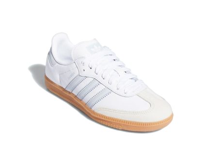 adidas SAMBA OG W WHITE HALBLUE OWHITE アディダス サンバ オージー W フットウェアホワイト ヘイローブルー オフホワイト【IE0877】 on Sale