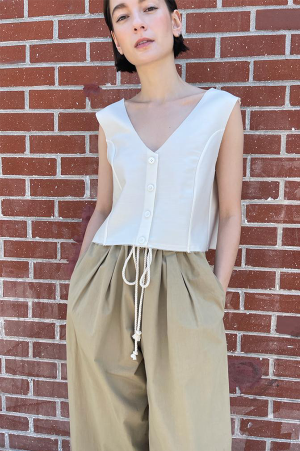 D’Orsay Top in Cream (Sold Out) Fashion