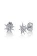 Single Shooting Star Earrings with Pave Diamonds (Pair) on Sale