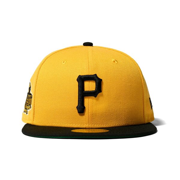 NEW ERA Pittsburgh Pirates - WS 1971 59FIFTY A GOLD BLACK【70757838】 For Sale