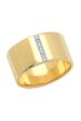 Cigar Band with Pave Diamond Line Online