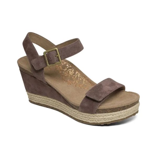 Sydney Quarter Strap Espadrille Wedge - In Multi Colors For Sale