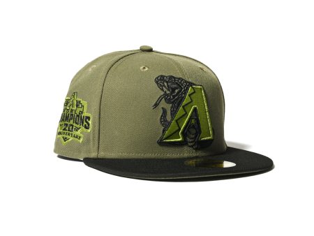 NEW ERA Arizona Diamondbacks - 59FIFTY CO WSC 20TH NEW OLIVE BLACK【70890653】 Discount