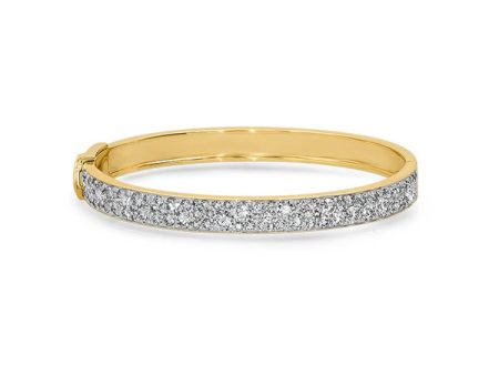 Diamond Cluster Bangle Online now