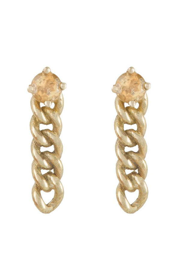 Citrine Pendulum Studs Online Hot Sale